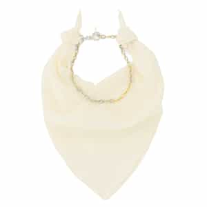 SACAI＜サカイ＞ チェーン付きスカーフ