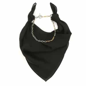 SACAI＜サカイ＞ チェーン付きスカーフ