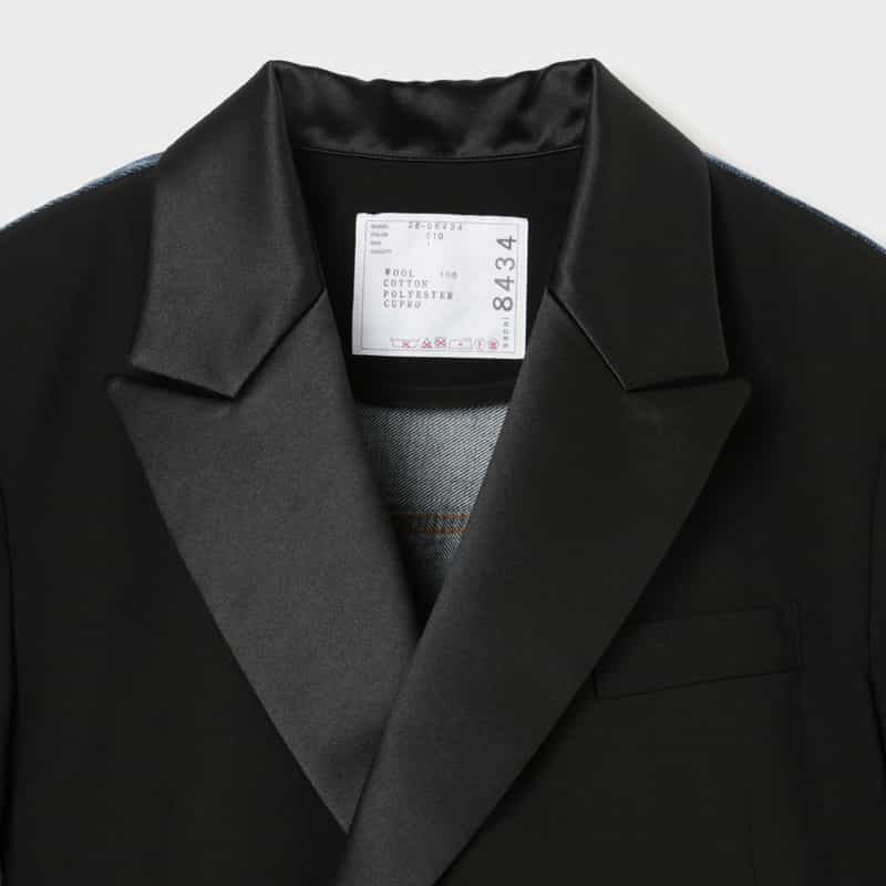 SACAI SACAI＜サカイ＞ コンビネーションデニムジャケット BLACK