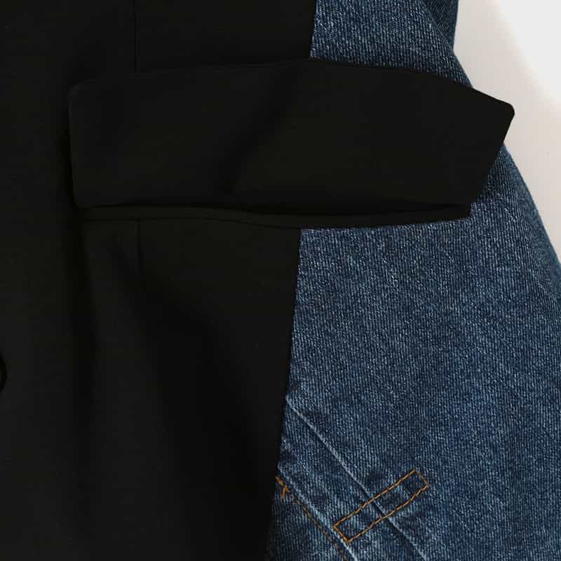 SACAI SACAI＜サカイ＞ コンビネーションデニムジャケット BLACK