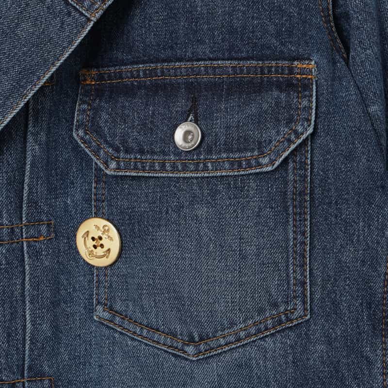 SACAI SACAI＜サカイ＞ ダブルブレストデニムジャケット BLUE