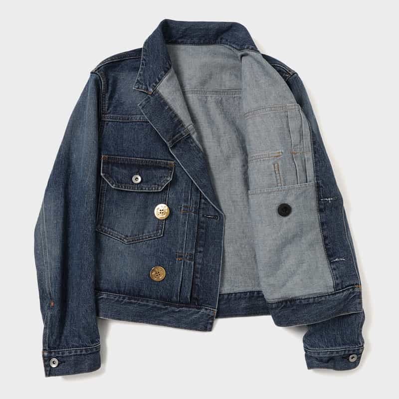 SACAI SACAI＜サカイ＞ ダブルブレストデニムジャケット BLUE