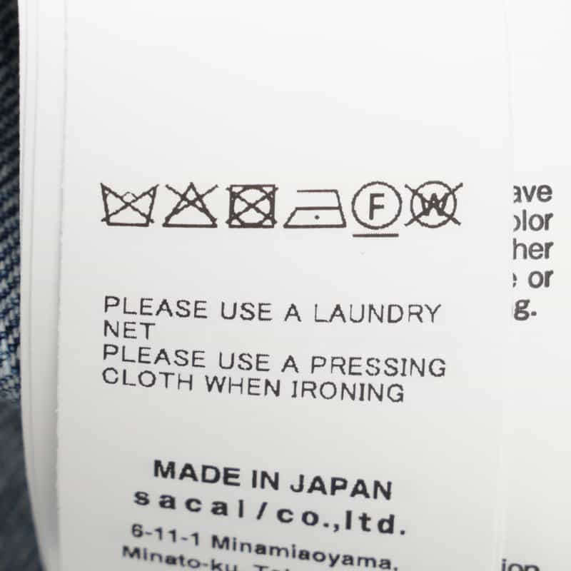 SACAI SACAI＜サカイ＞ ダブルブレストデニムジャケット BLUE