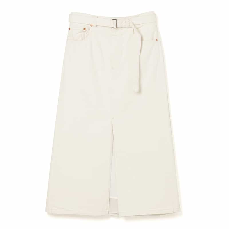 SACAI＜サカイ＞ プリーツ入りデニムスカート