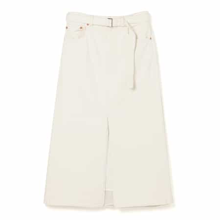 SACAI＜サカイ＞ プリーツ入りデニムスカート