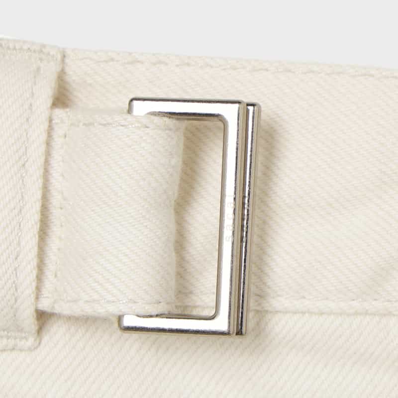 SACAI SACAI＜サカイ＞ プリーツ入りデニムスカート OFF WHITE