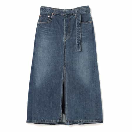 SACAI＜サカイ＞ プリーツ入りデニムスカート