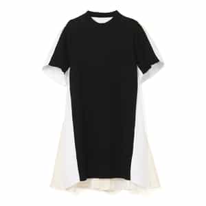 SACAI＜サカイ＞ コンビネーションショートスリーブニットドレス