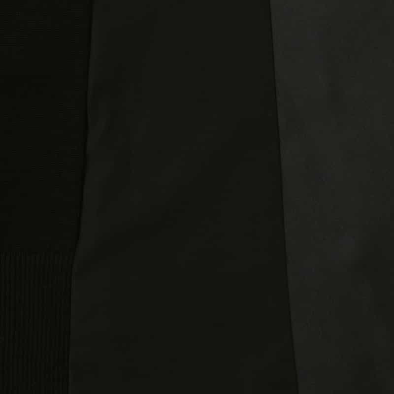 SACAI SACAI＜サカイ＞ コンビネーションショートスリーブニットドレス BLACK