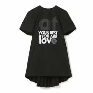 SACAI＜サカイ＞ バックプリーツ入りグラフィックドレス