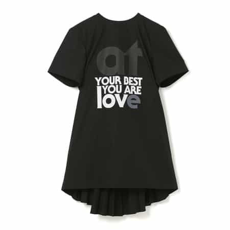 SACAI＜サカイ＞ バックプリーツ入りグラフィックドレス