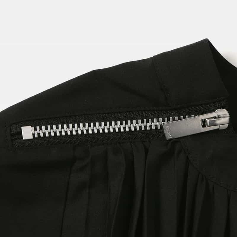 SACAI SACAI＜サカイ＞ バックプリーツ入りグラフィックドレス BLACK