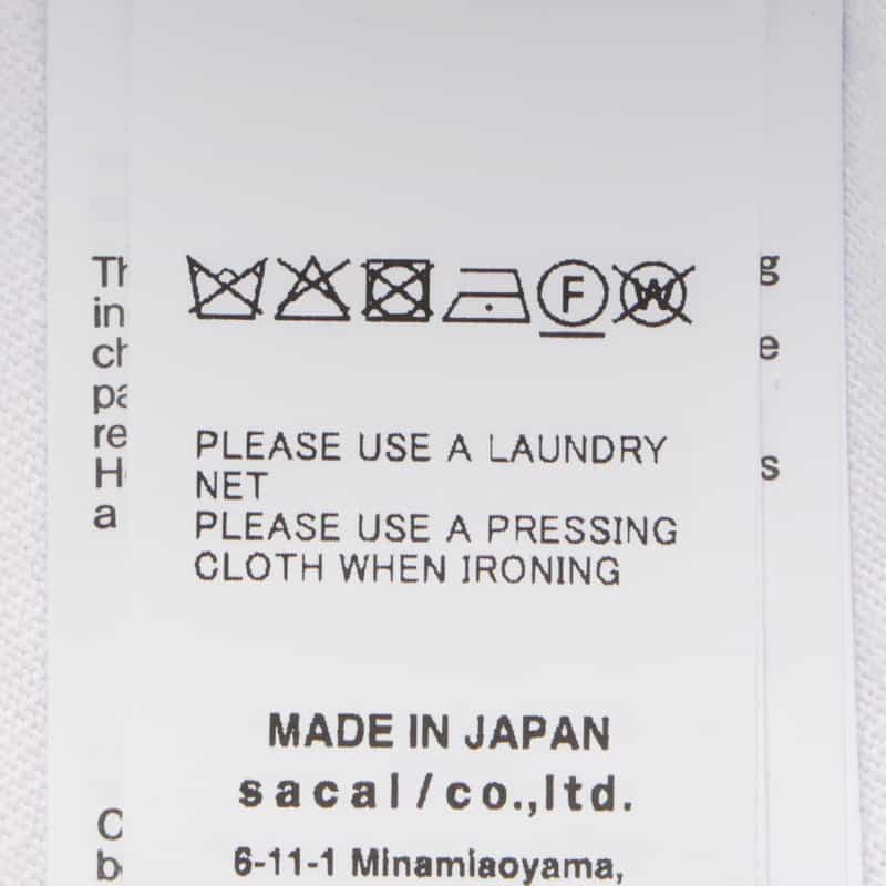 SACAI SACAI＜サカイ＞ グラフィックTシャツ（ウィメンズ） WHITE