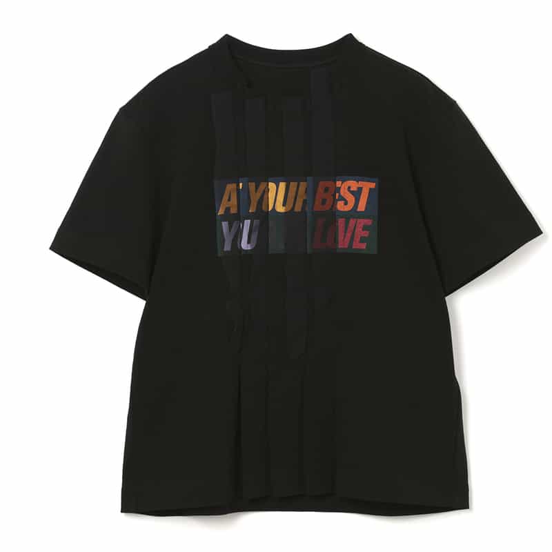 SACAI SACAI＜サカイ＞ プリントTシャツ（ウィメンズ） BLACK