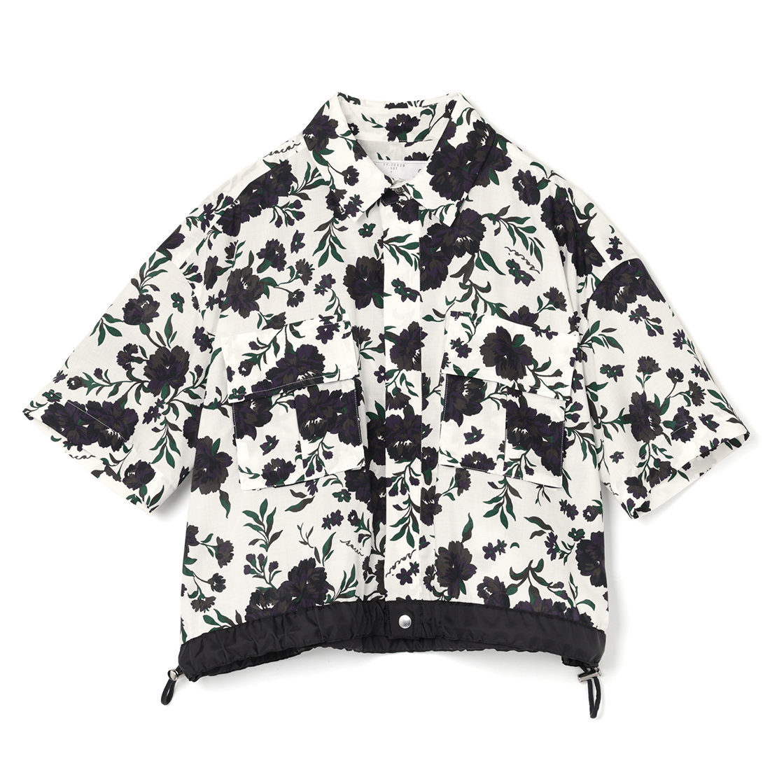 SACAI＜サカイ＞ フローラル柄カジュアルシャツ
