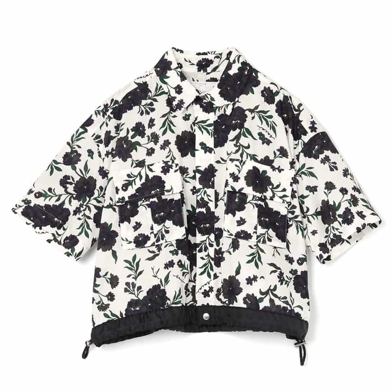 SACAI＜サカイ＞ フローラル柄カジュアルシャツ