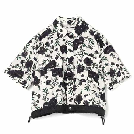 SACAI＜サカイ＞ フローラル柄カジュアルシャツ