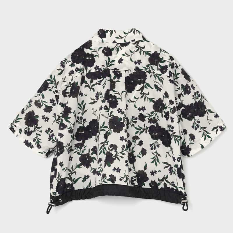 SACAI SACAI＜サカイ＞ フローラル柄カジュアルシャツ WHITE