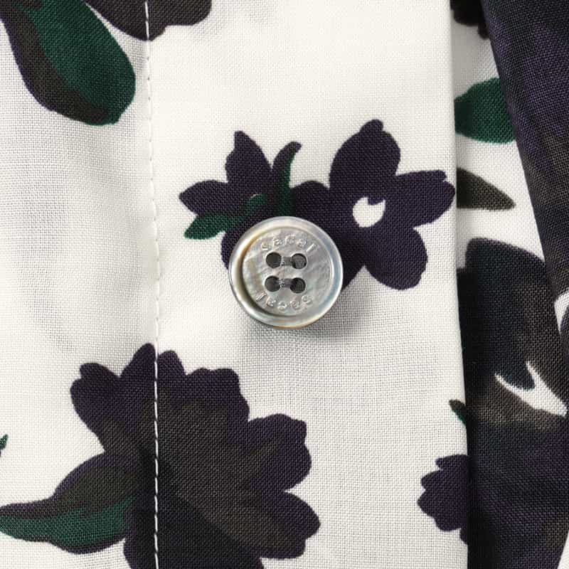 SACAI SACAI＜サカイ＞ フローラル柄カジュアルシャツ WHITE