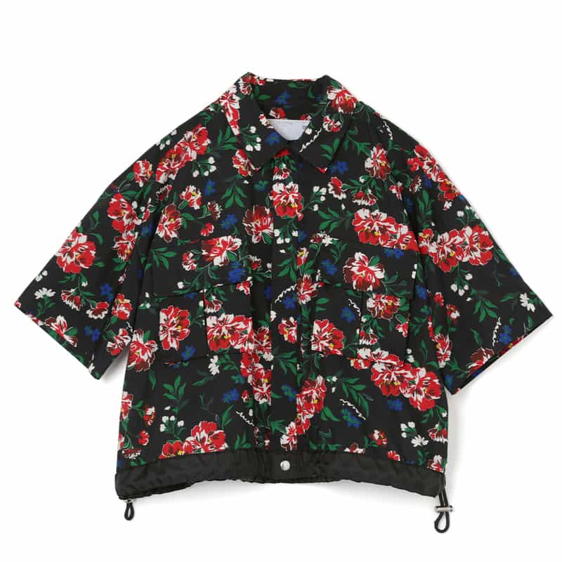 SACAI＜サカイ＞ フローラル柄カジュアルシャツ