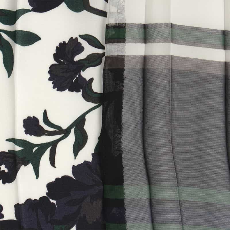 SACAI SACAI＜サカイ＞ プリーツ入りロングスカート WHITE