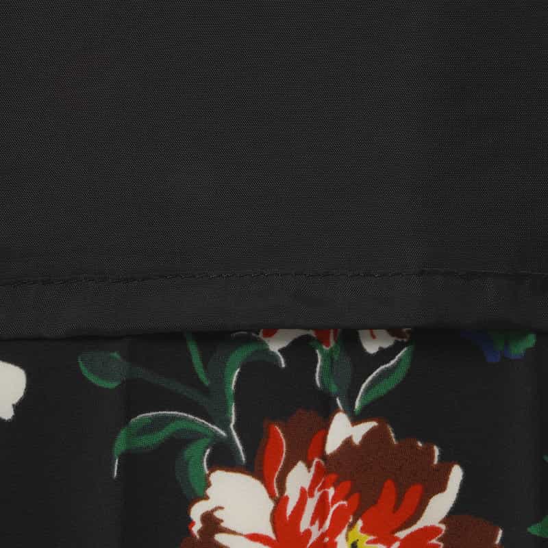 SACAI SACAI＜サカイ＞ プリーツ入りロングスカート BLACK
