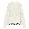 SACAI＜サカイ＞ コンビネーション ニットカーディガン