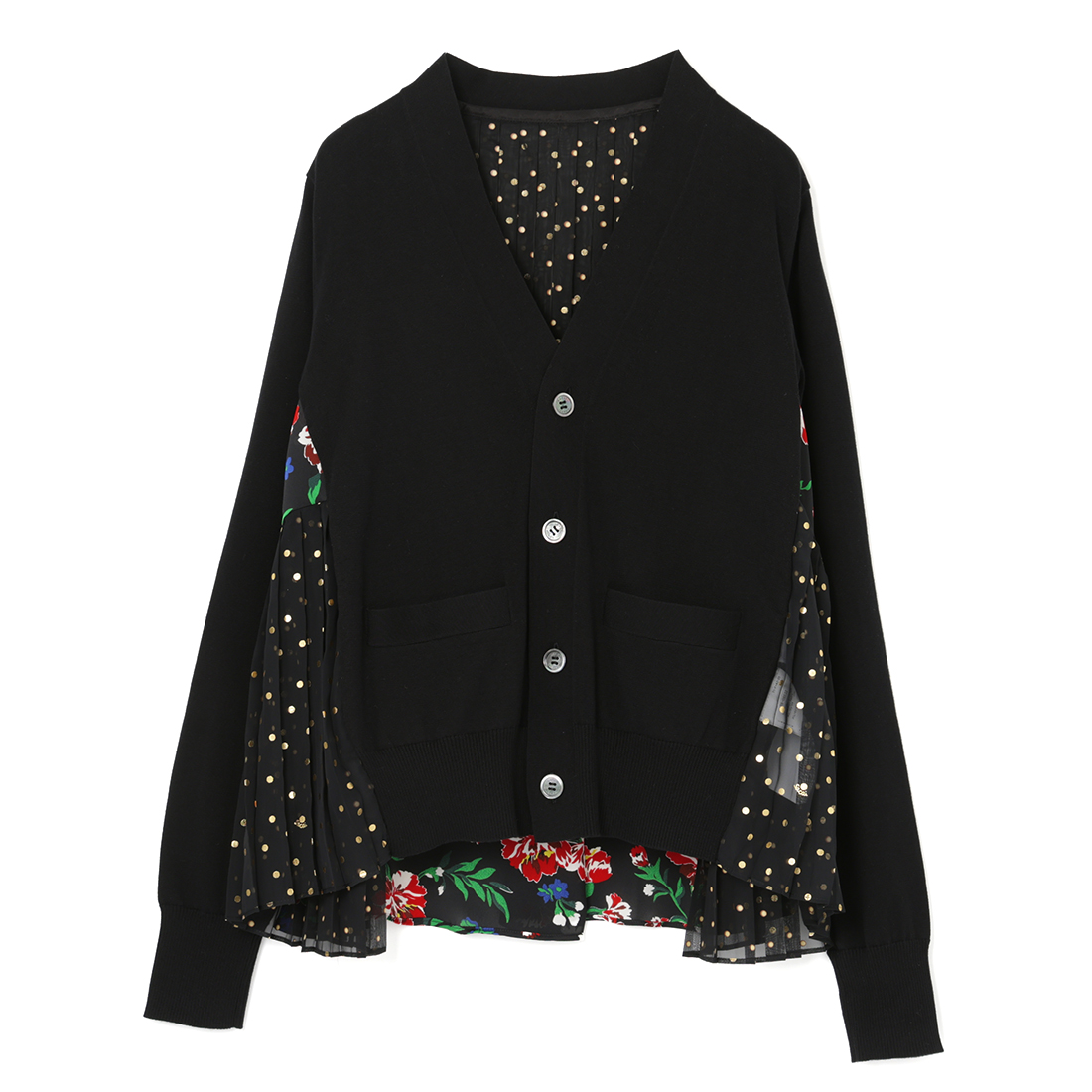 SACAI＜サカイ＞ コンビネーション ニットカーディガン