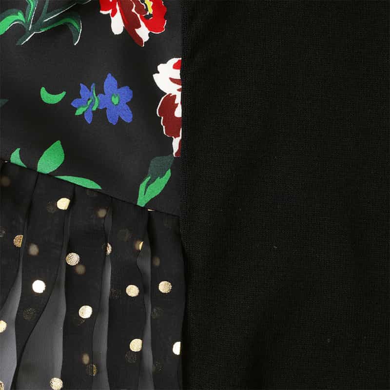 SACAI SACAI＜サカイ＞ コンビネーション ニットカーディガン BLACK