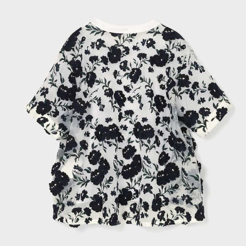 SACAI SACAI＜サカイ＞ コンビネーションTシャツ WHITE