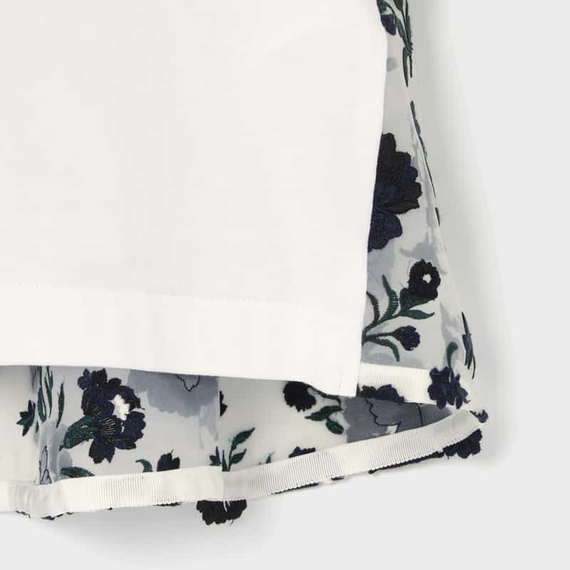 SACAI SACAI＜サカイ＞ コンビネーションTシャツ WHITE