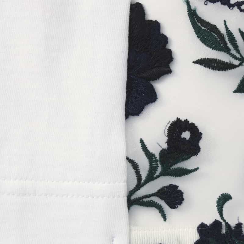 SACAI SACAI＜サカイ＞ コンビネーションTシャツ WHITE