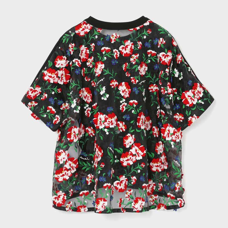 SACAI SACAI＜サカイ＞ コンビネーションTシャツ BLACK