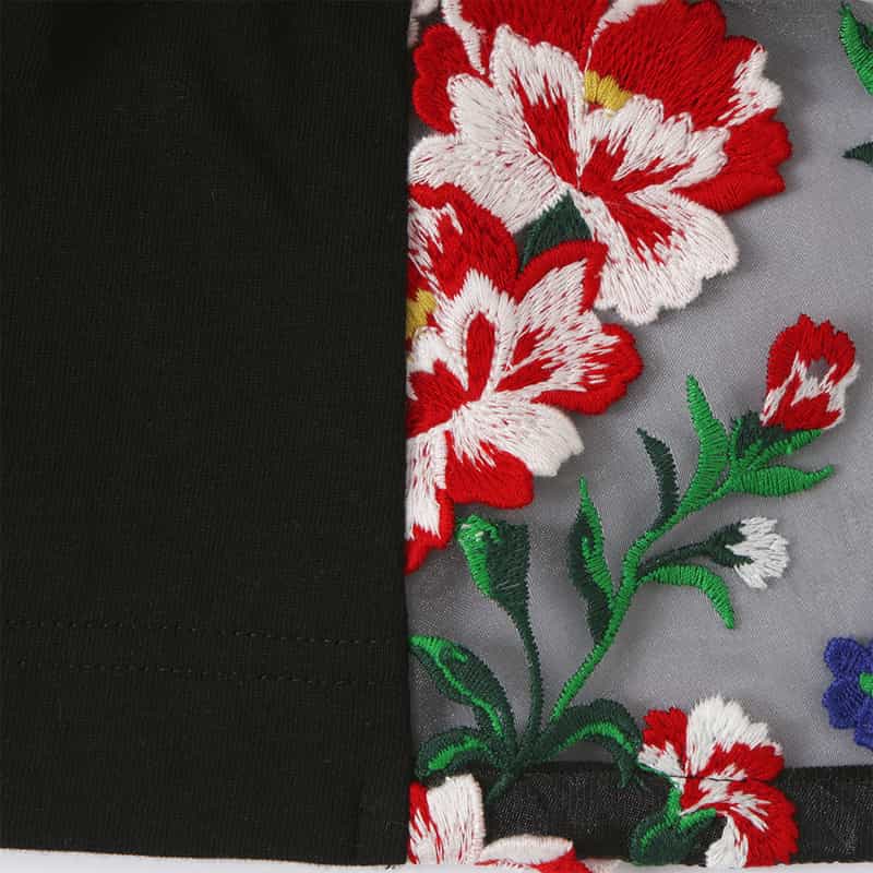 SACAI SACAI＜サカイ＞ コンビネーションTシャツ BLACK