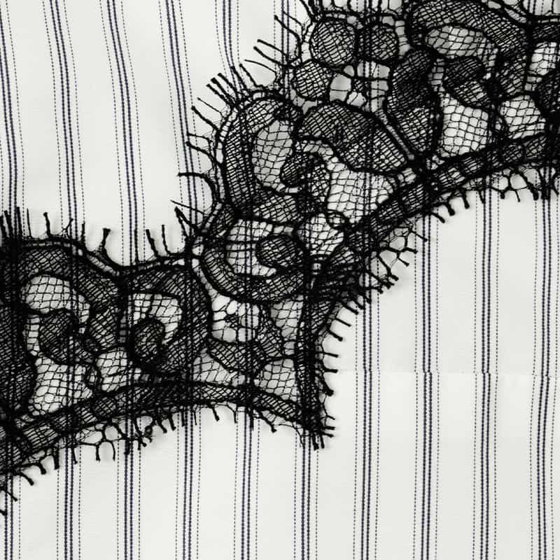 SACAI SACAI＜サカイ＞ レース付きシャツ OFF WHITE