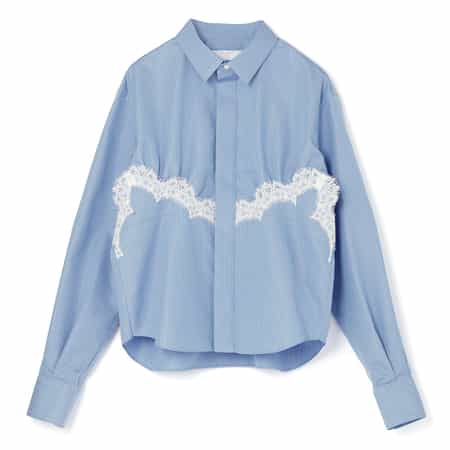SACAI＜サカイ＞ レース付きシャツ