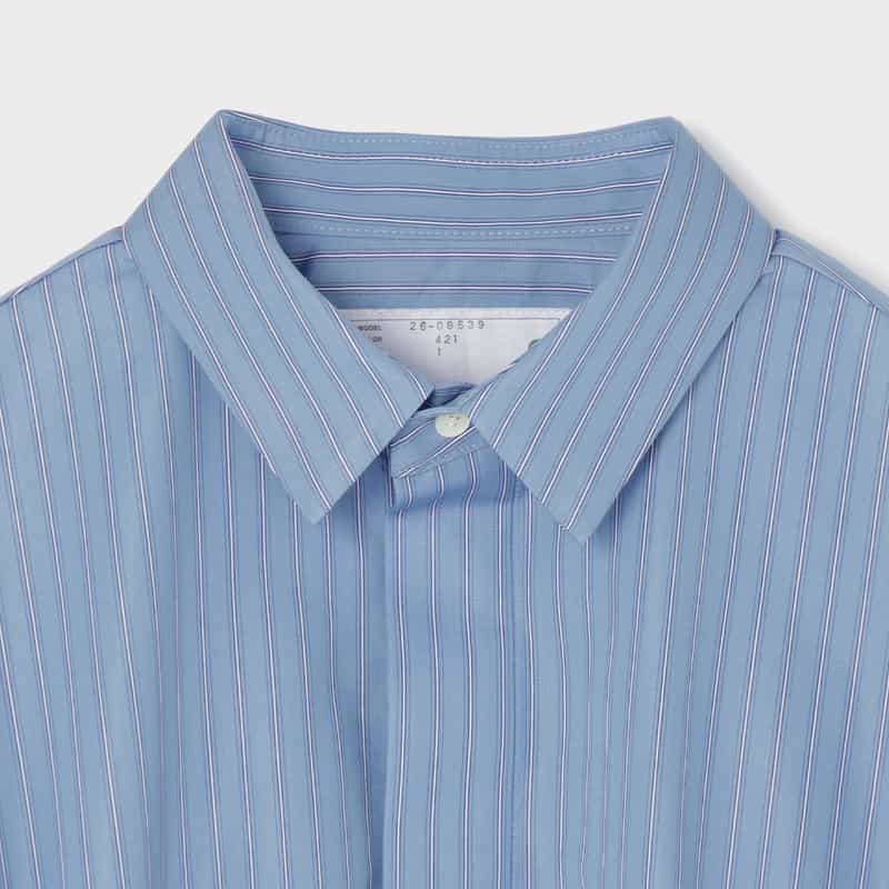 SACAI SACAI＜サカイ＞ レース付きシャツ BLUE