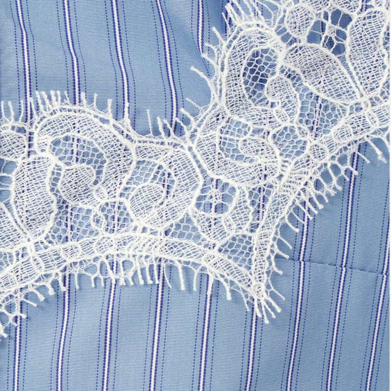 SACAI SACAI＜サカイ＞ レース付きシャツ BLUE