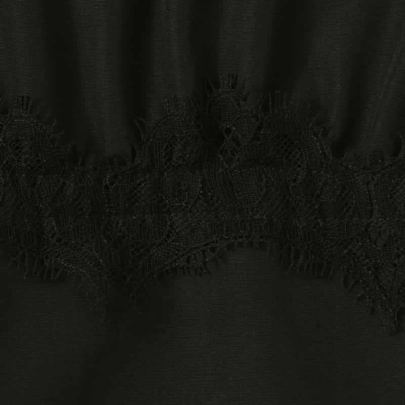 SACAI SACAI＜サカイ＞ ショートスリーブシャツドレス BLACK