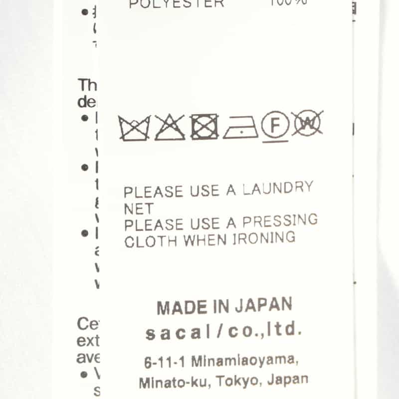 SACAI SACAI＜サカイ＞ コンビネーションカットソー WHITE