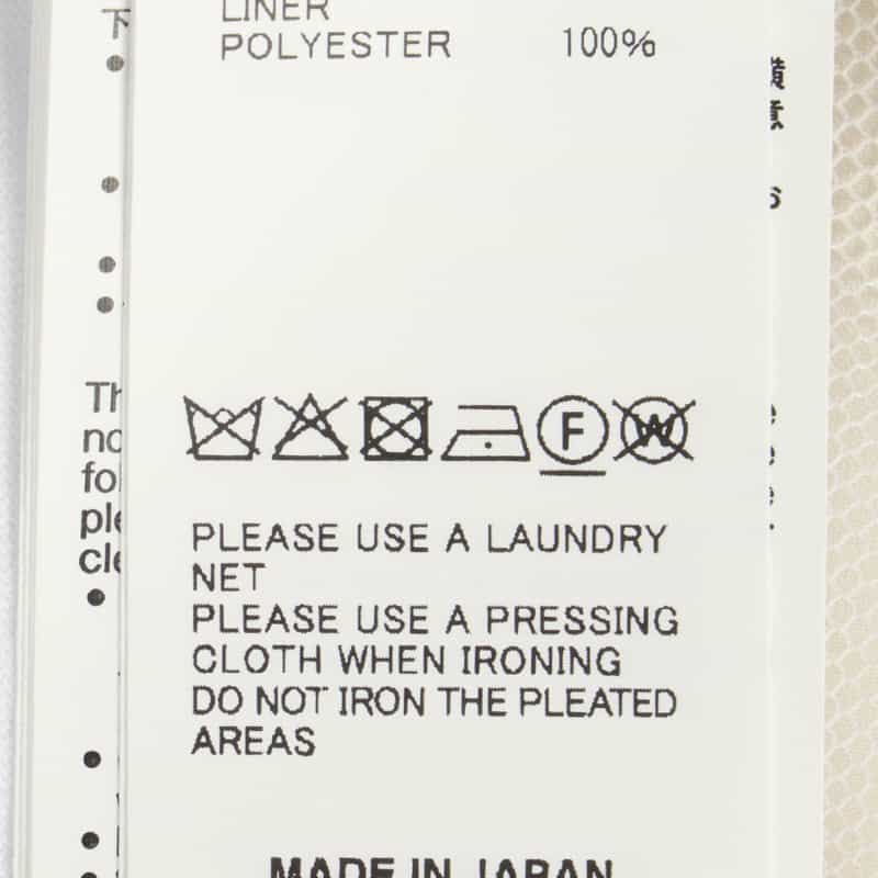 SACAI SACAI＜サカイ＞ コンビネーション プリーツ入りTシャツ WHITE