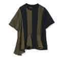 SACAI＜サカイ＞ コンビネーション プリーツ入りTシャツ