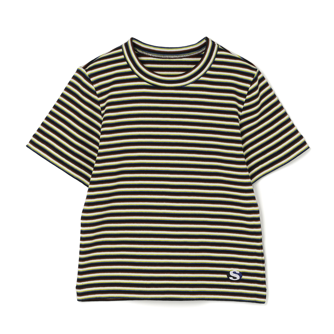 SACAI＜サカイ＞ ボーダー柄Tシャツ