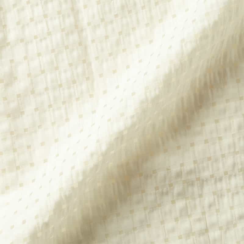 BARNEYS NEW YORK ウォッシャブル シアーチェック素材ロングスカート OFF WHITE