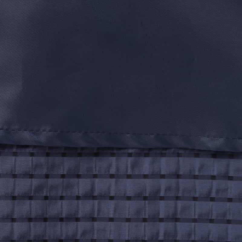 BARNEYS NEW YORK ウォッシャブル シアーチェック素材ロングスカート BLUE