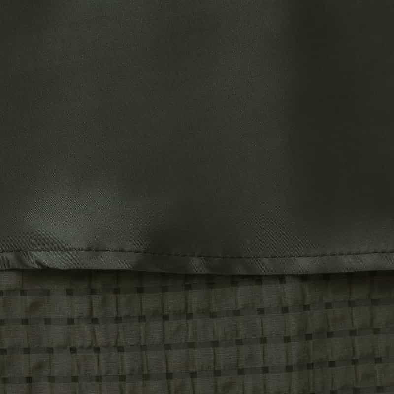 BARNEYS NEW YORK ウォッシャブル シアーチェック素材ロングスカート DARK GRAY