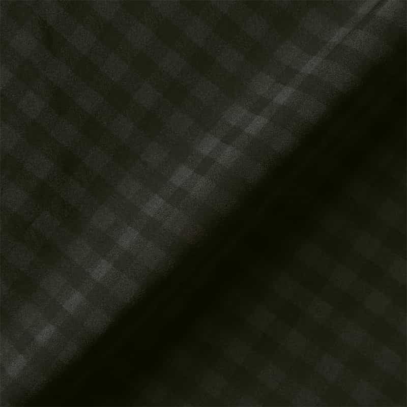 BARNEYS NEW YORK ウォッシャブル ギンガムチェック柄ロングスカート BLACK