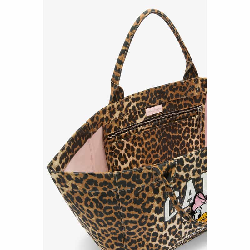GANNI GANNI＜ガニー＞×DISNEY＜ディズニー＞コラボレート トートバッグ（XXL） BROWN