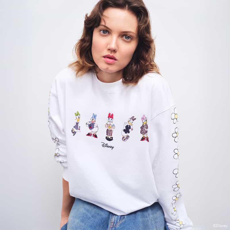 GANNI＜ガニー＞×DISNEY＜ディズニー＞コラボレート スウェットプルオーバー