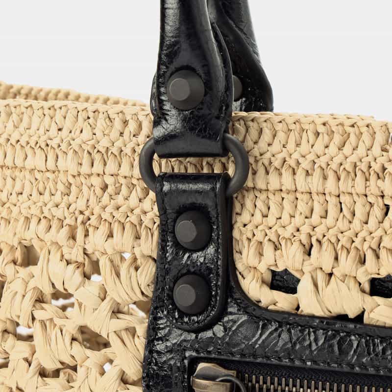 BALENCIAGA BALENCIAGA ＜バレンシアガ＞ コンビネーショントートバッグ BLACK